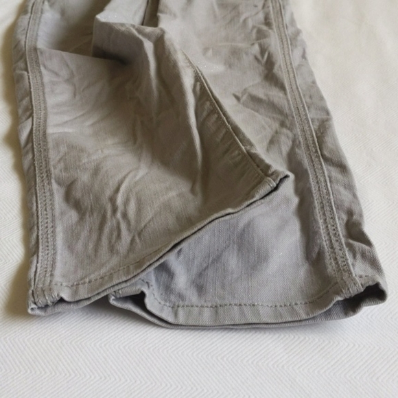 oshkosh b'gosh vestbak gray sparkle cotton twill overalls 3T toddler girl - Picture 11 of 11